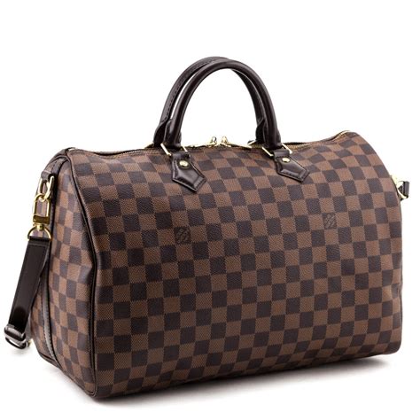 LOUIS VUITTON Damier Ebene Speedy Bandouliere 35